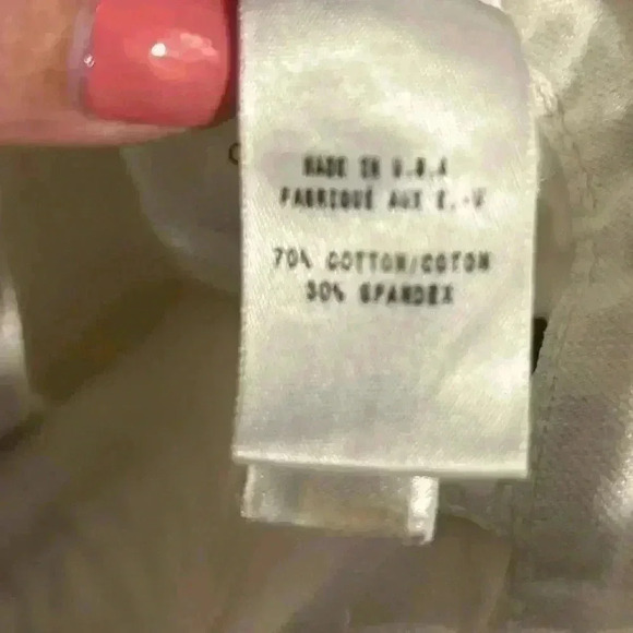 Lucky Brand Sienna Tomboy Ankle Crop White Denim Pants. Size 6/26 - Picture 6 of 13